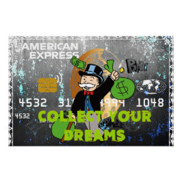 Póster Collect Your Dreams (Black Card Pop)