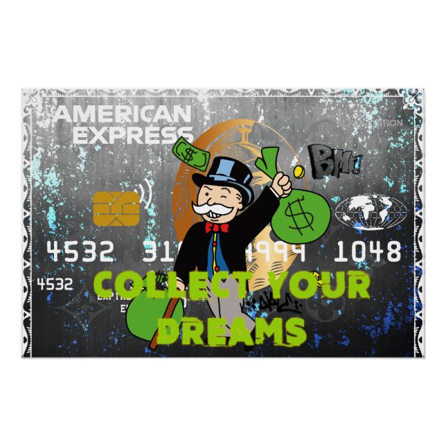 Póster Collect Your Dreams (Black Card Pop) (Anverso)