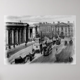 Póster College Green, Dublin, c.1900