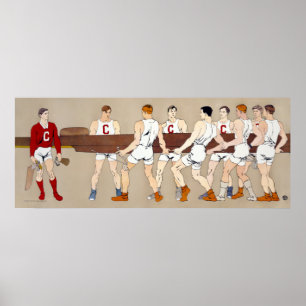 Póster College Rowing Club, Edward Penfield