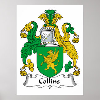 Póster Collins Family Crest