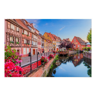 Póster Colmar, Alsacia. Francia.