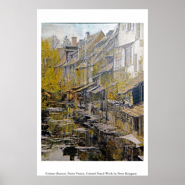 Póster Colmar (Francia), Petite Venice (Frente)