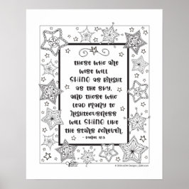 Póster Coloca tu propia cita Inspiradora Biblia Verso