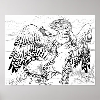 Póster Coloca tu propio ataúd de leopardo pesquero