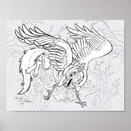 Póster Coloca tu propio Griffin de Raven