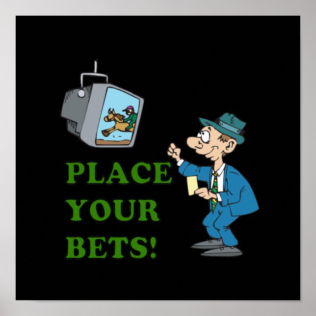 Póster Coloca tus apuestas (Frente)