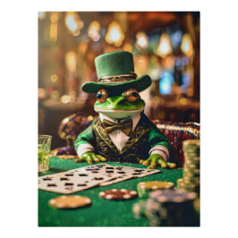 Póster Coloca tus apuestas, rana de juego