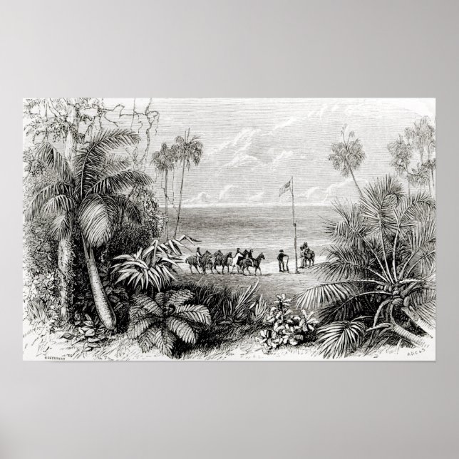 Póster Colocación de la bandera (Frente)