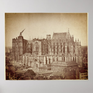 Póster Cologne Cathedral - habitante de colonia catedral