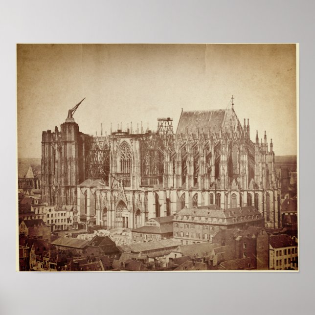Póster Cologne Cathedral - habitante de colonia catedral (Frente)