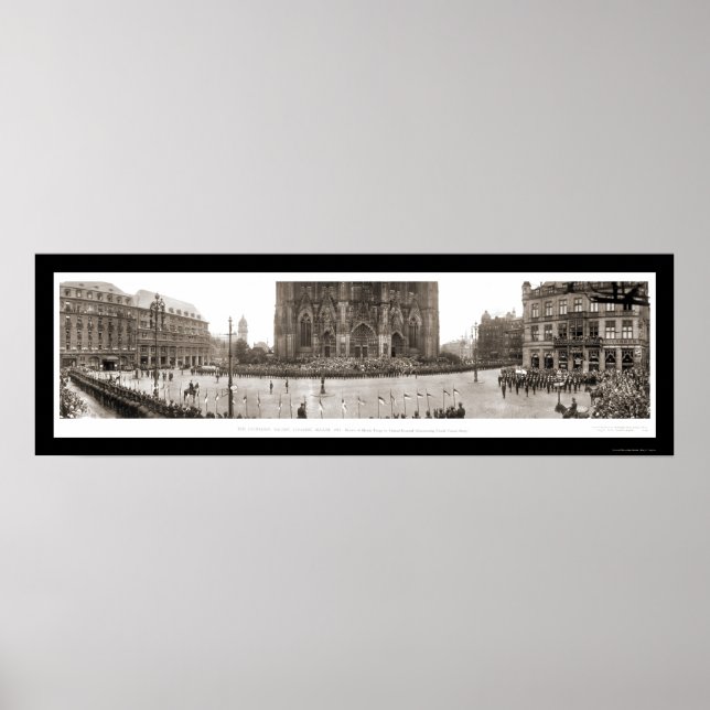 Póster Cologne Troop Review Photo 1919 (Frente)