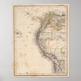 Póster Colombia, Perú
