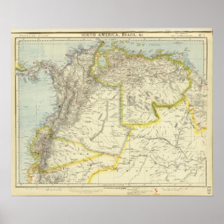 Póster Colombia y Venezuela