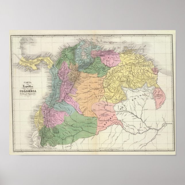 Póster Colombia y Venezuela 2 (Frente)