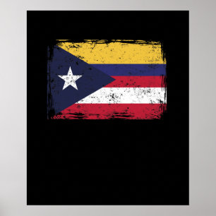 Póster Colombiano puertorriqueño