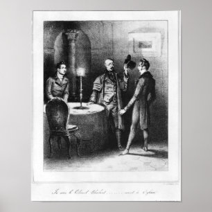 Póster Colonel Chabert, illustration 'Le Colonel