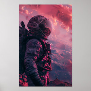 Póster Colonia astronauta de punk en Poster de Marte