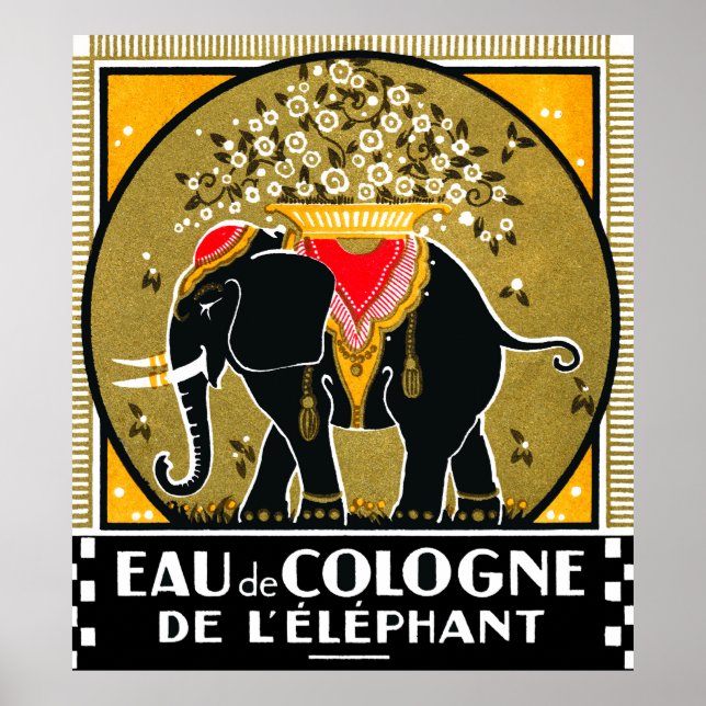 Póster Colonia De L'Elephant De 1925 (Frente)