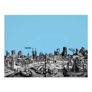 Póster Colonia en Renania del Norte-Westfalia