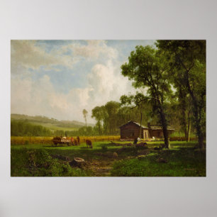 Póster Colonos tempranos (1861)