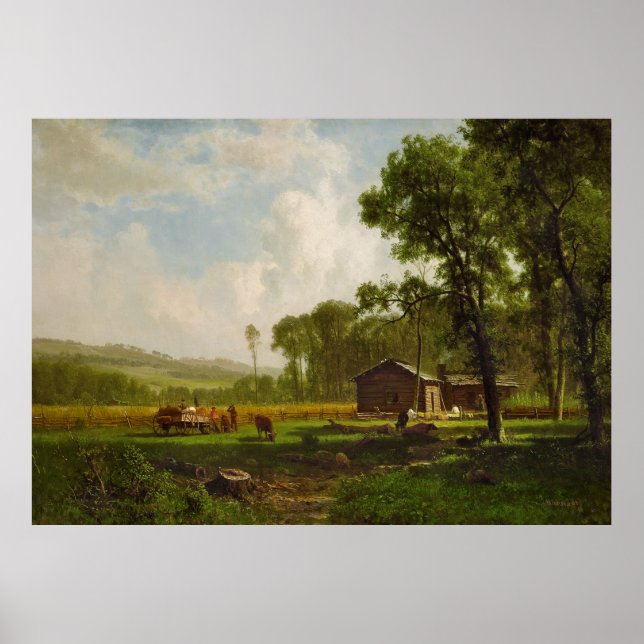 Póster Colonos tempranos (1861) (Frente)