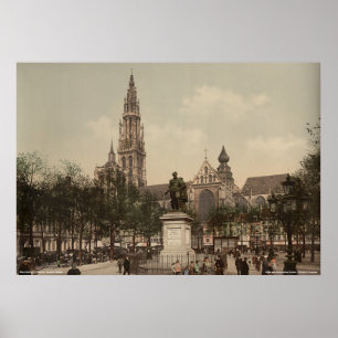 Póster Coloque Verte y la catedral, Amberes, Bélgica