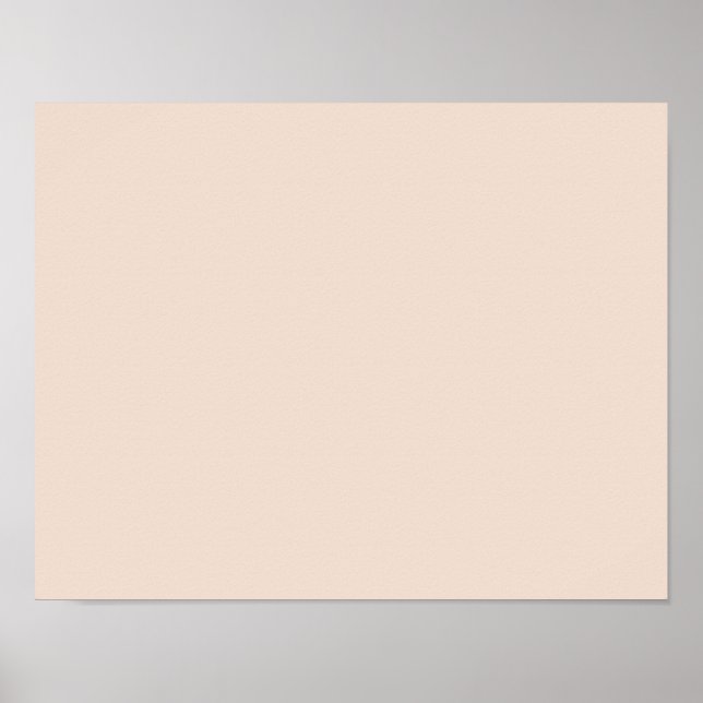 Póster color champagne rosa (Frente)