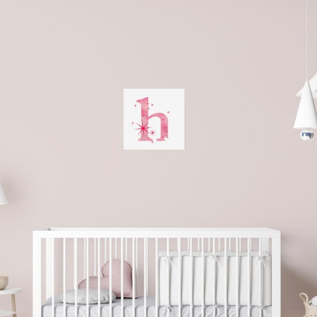 Póster Color de agua H (Guardería 2)