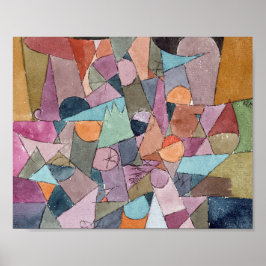 Póster Color de agua y tinta : Paul Klee 1914