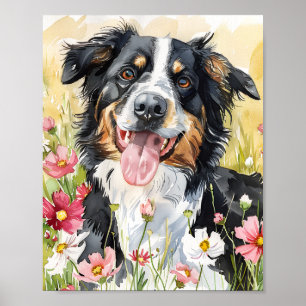 Póster Color de la colmena de la orilla acuarela regalo d