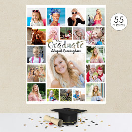 Póster Color del Personalizado del grupo de graduación 55