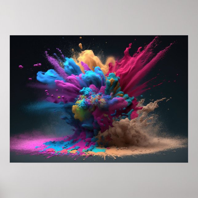 Póster Color Explosion (Frente)