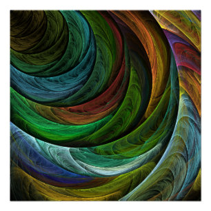 Póster Color Glory Moderno Resumen Patrón de arte elegant