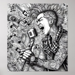 Póster COLOR IT YOURSELF! Adult Coloring Book Poster