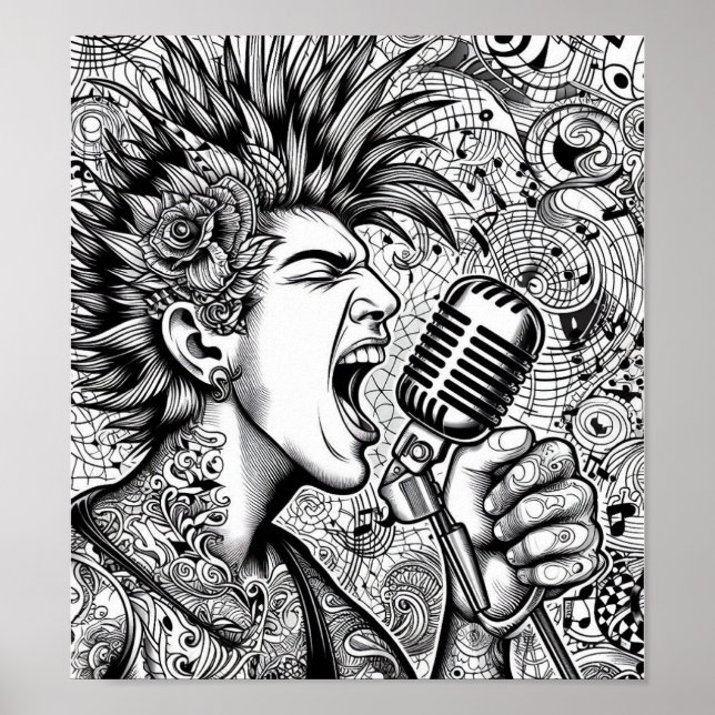 Póster COLOR IT YOURSELF! Adult Coloring Book Poster (Frente)