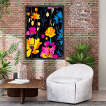 Póster Color maximalista moderno Pop Ink Floral Art<br><div class="desc">Añada una ráfaga de color y personalidad a su espacio con este Poster de arte floral de tinta maximalista moderno. Con tonos audaces y trazos de tinta expresivos, esta declaración de la pieza botánica aporta un toque vibrante y artístico a cualquier habitación. Perfecto para los interiores de máxima categoría, los...</div>