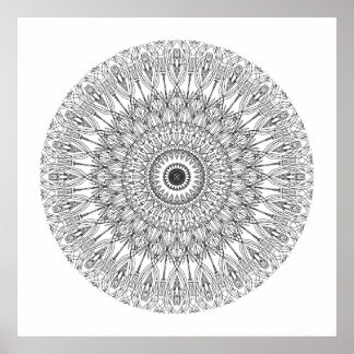 Póster Color Me En Mandala 3