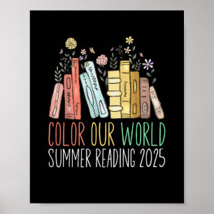 Póster Color Nuestra Lectura Mundial De Verano 2025
