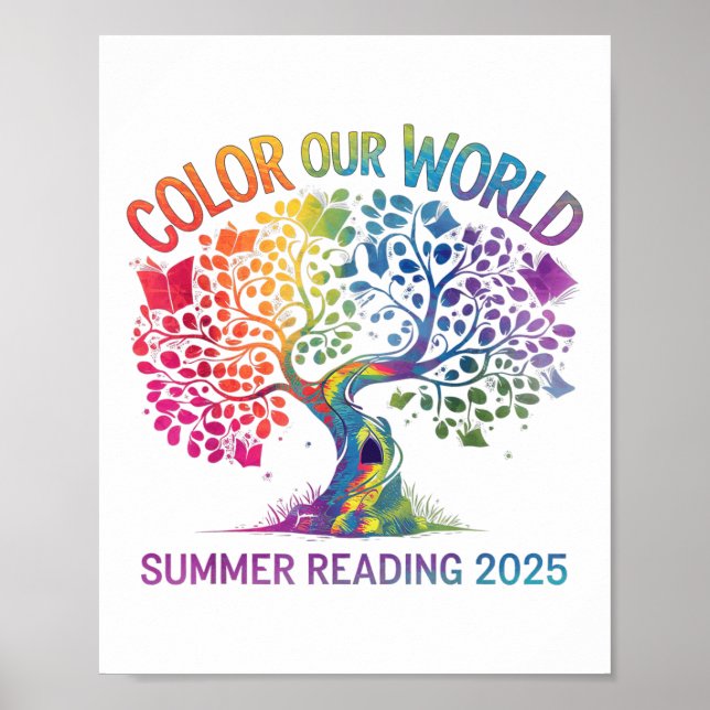 Póster Color Nuestro Programa Mundial de Lecturas de Vera (Frente)