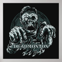 Color personalizado DEADMONTON Zombie poster