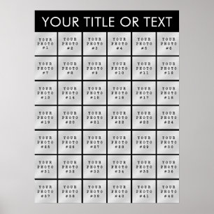 Póster Color Personalizado personalizado simple de 42 Col