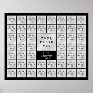 Póster Color Personalizado personalizado simple de 51 Col