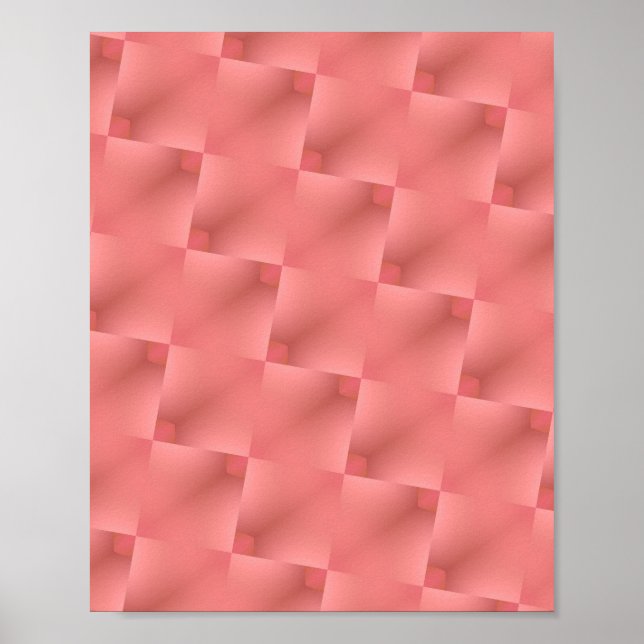 Póster color rosa pastel (Frente)