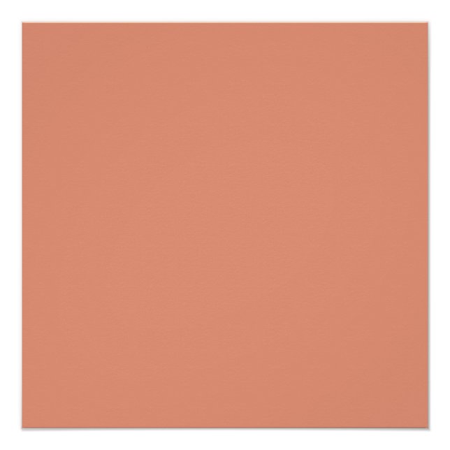 Póster color salmón oscuro (Anverso)