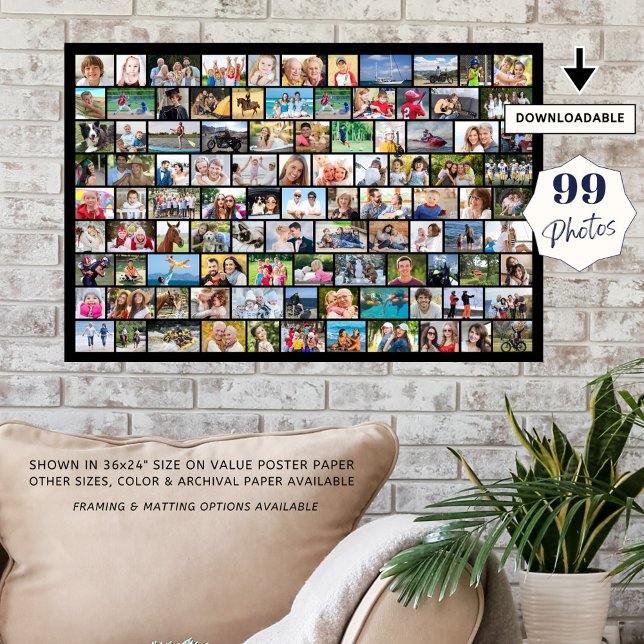 Póster Color sencillo de Personalizado de 99 Collages de  (Subido por el creador)
