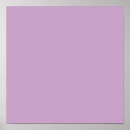 Póster Color sólido lilac