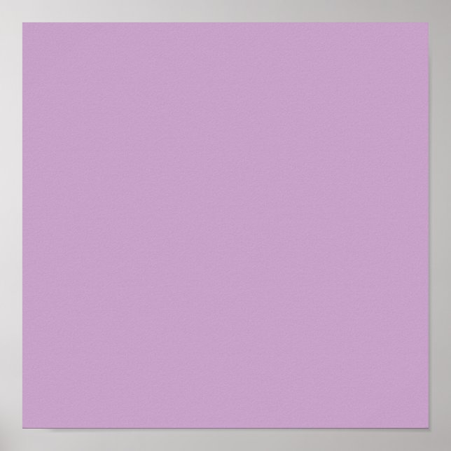 Póster Color sólido lilac (Frente)