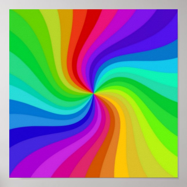 Póster Color torcido (Frente)