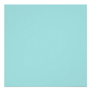 Póster color turquesa pálido